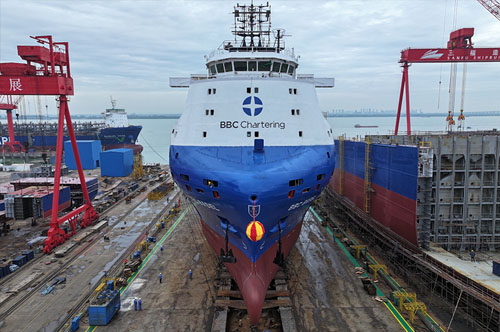 SANFU SHIPBUILDING Launched an 11,000DWT Multi-Purpose Vessel